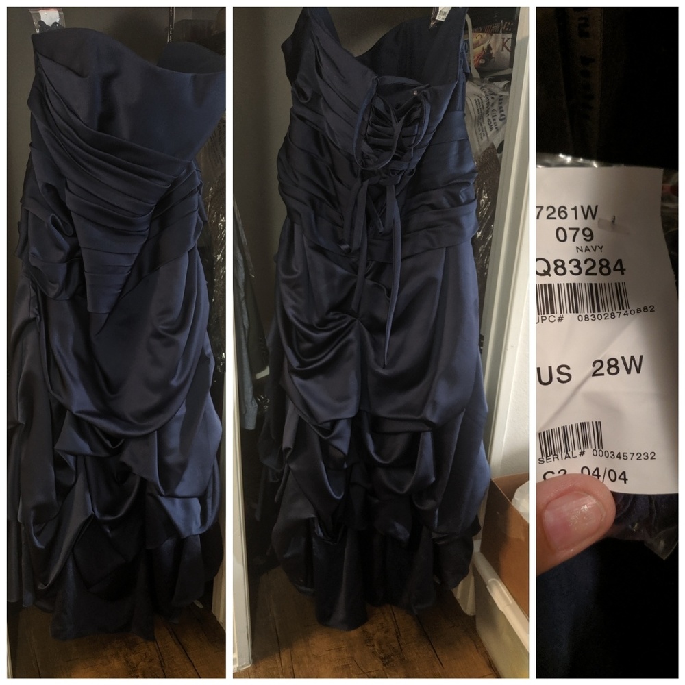 Formal Navy Blue Dress